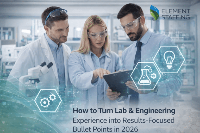 How to Turn Lab & Engineering Experience into Results-Focused Bullet Points in 2026